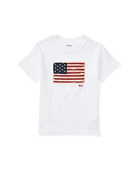 Polo Ralph Lauren Big Boys Flag Cotton Jersey T-shirt