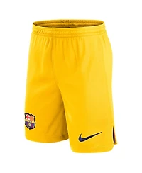 Men's Nike Yellow Barcelona Stadium Fourth Performance Replica Shorts