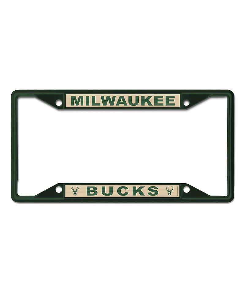 Wincraft Milwaukee Bucks Chrome Color License Plate Frame