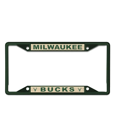 Wincraft Milwaukee Bucks Chrome Color License Plate Frame