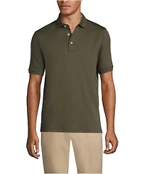 Lands' End Big & Tall Short Sleeve Cotton Supima Polo Shirt