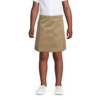 Lands' End Big Girls Plus School Uniform Blend Chino Skort Above Knee