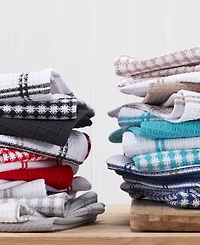T-Fal Coordinating Flat Waffle Weave Dish Cloth, Set of 12