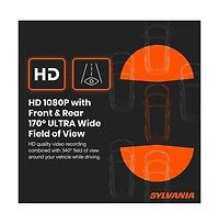 Sylvania Roadsight Mirror Dash Camera and Backup Camera - 340 degree View