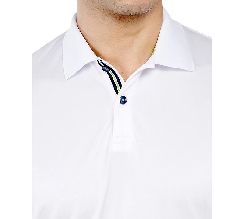 Society Of Threads Men's Regular Fit Solid Performance Polo Shirt