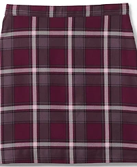 Lands' End Girls School Uniform Plaid A-line Skirt Below the Knee