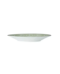 Noritake Infinity Green Platinum 4 Piece Saucer Set, Service for 4