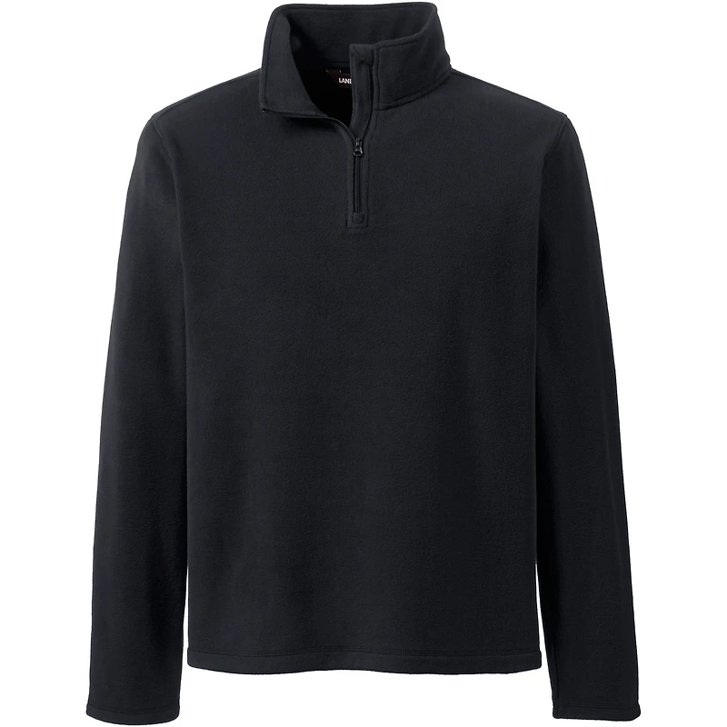 Lands' End Men's Lightweight Fleece Quarter Zip Pullover