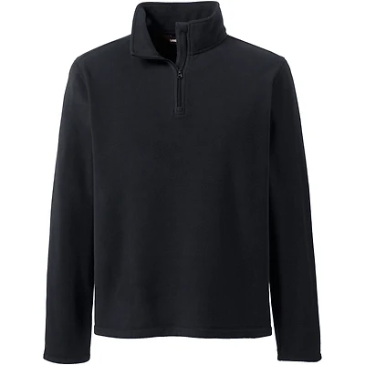 Lands' End Men's Lightweight Fleece Quarter Zip Pullover