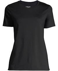Lands' End Plus Relaxed Supima Cotton Crew Neck T-Shirt