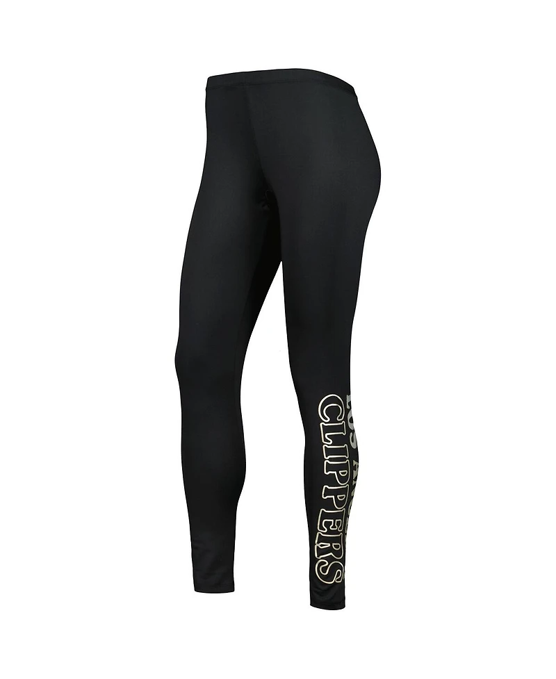 Women's G-iii 4Her by Carl Banks Black La Clippers Stadium Leggings