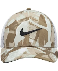 Men's Nike Natural, White Legacy91 Trucker Performance Snapback Hat