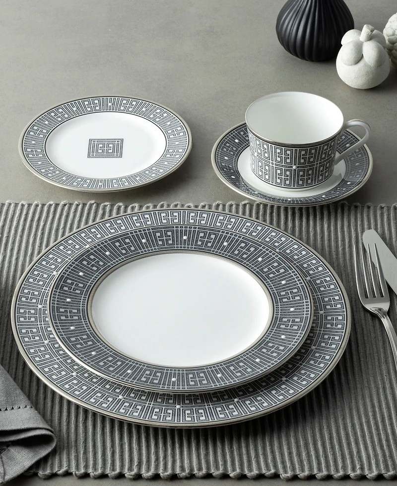 Noritake Infinity Graphite 5 Piece Place Setting