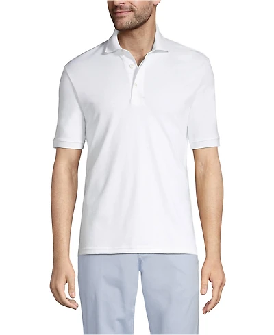Lands' End Big & Tall Short Sleeve Cotton Supima Polo Shirt