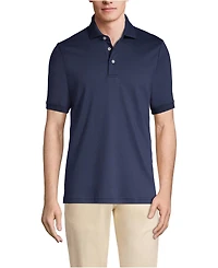 Lands' End Big & Tall Short Sleeve Cotton Supima Polo Shirt