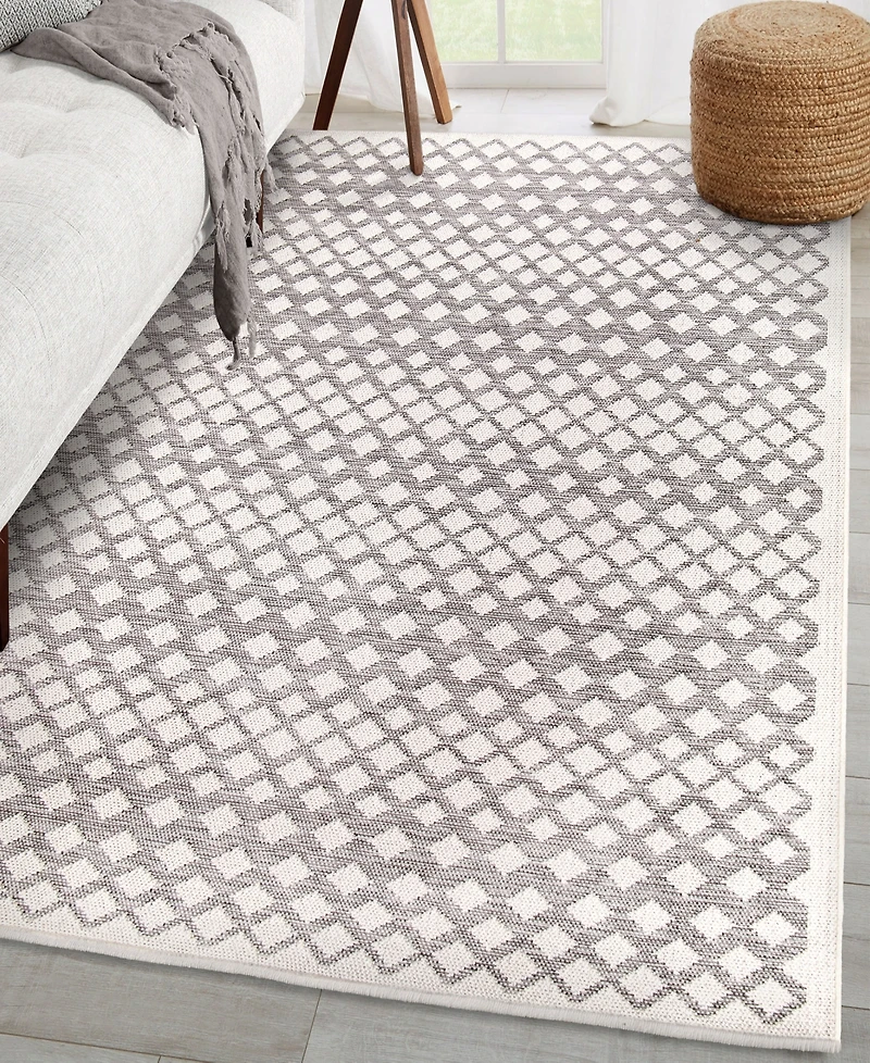 Closeout! Knitweave Indoor, Outdoor Shining Diamond 5'3" x 7'6" Area Rug