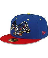 Men's New Era Blue Binghamton Rumble Ponies Copa De La Diversion 59FIFTY Fitted Hat