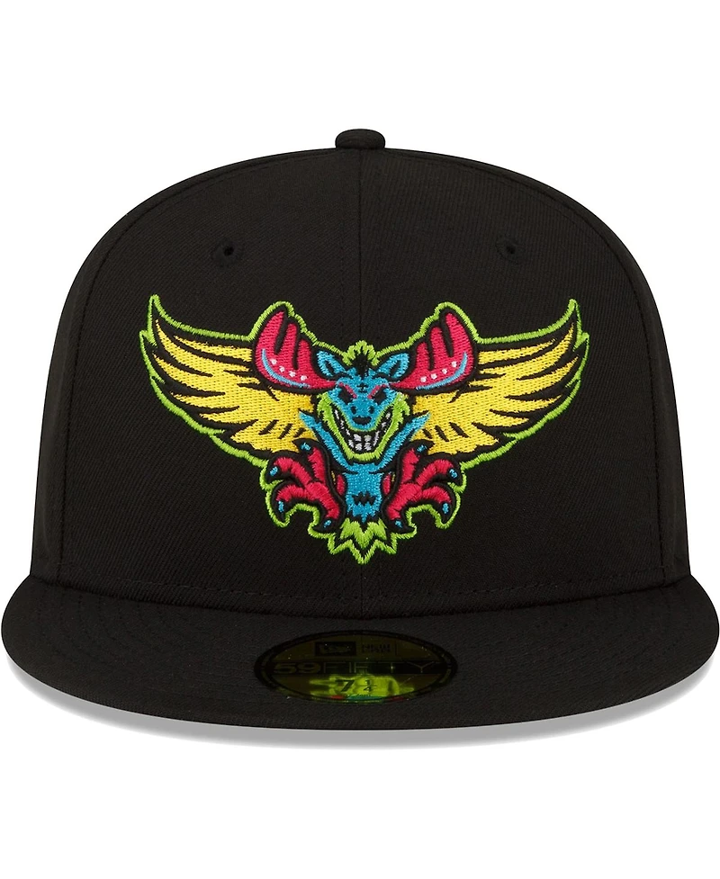 Men's New Era Black Modesto Nuts Copa De La Diversion 59FIFTY Fitted Hat
