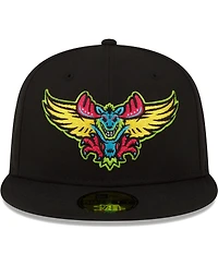 Men's New Era Black Modesto Nuts Copa De La Diversion 59FIFTY Fitted Hat