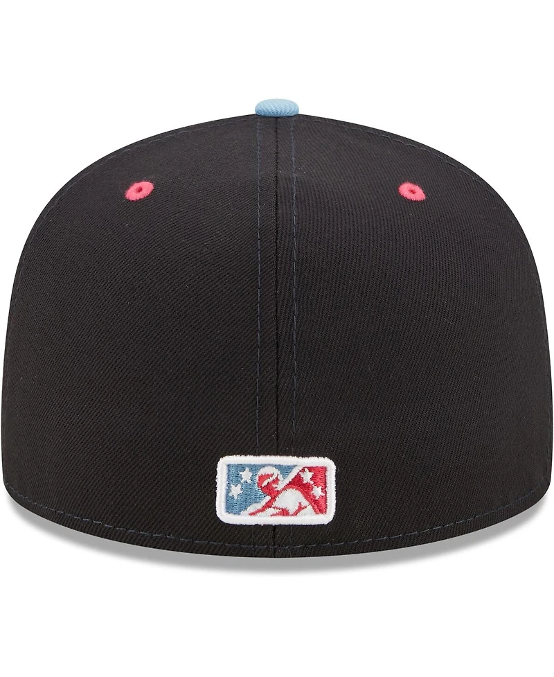 Men's New Era Black Musica de Memphis Copa De La Diversion 59FIFTY Fitted Hat
