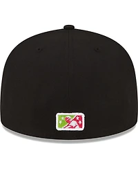 Men's New Era Black Modesto Nuts Copa De La Diversion 59FIFTY Fitted Hat