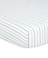 The Peanutshell Celestial Stars and Elephant Fitted Crib Sheets, Unisex 8-Pack Set, Grey, Green
