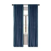 Ricardo Premium Velvet Rod Pocket With Back Tabs Curtain Panel 50"W x 84"L
