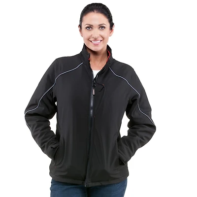 RefrigiWear Women's Insulated Softshell Jacket - Waterproof, Windproof, Warm Winter Coat, -20°F Comfort Rating