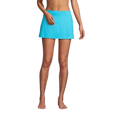 Lands' End Women's Petite Tummy Control Swim Skirt Bottoms