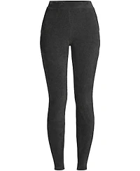 Lands' End Women's Sport Knit High Rise Corduroy Leggings