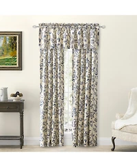 Ricardo Waverly Gardens Tailored Curtain Panel Pair with tiebacks 84"W x 72"L