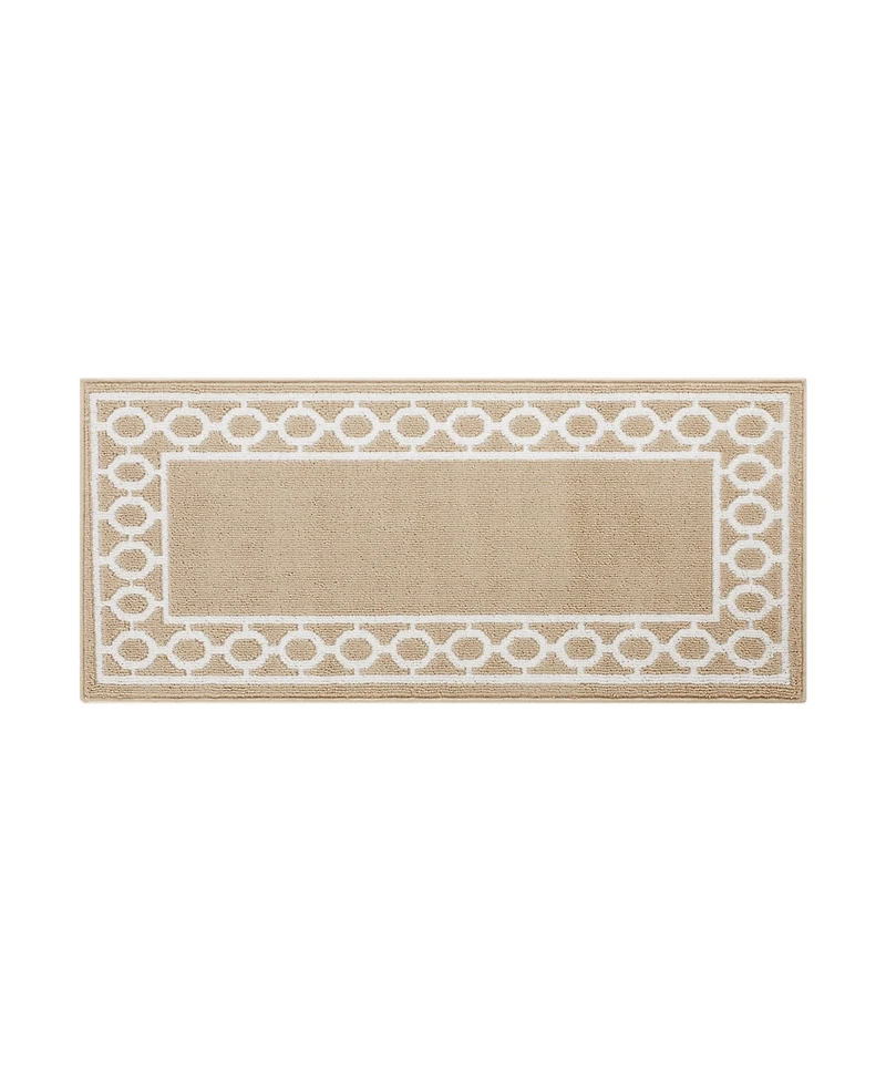 Jean Pierre Christine Trellis Border Tufted Runner Rug