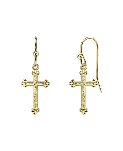2028 Cross Earrings