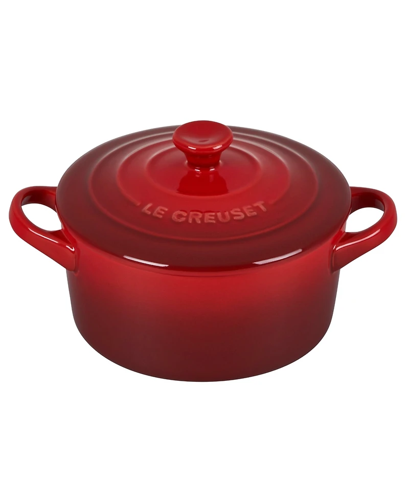 Le Creuset Stoneware 8 oz. Mini Round Cocotte with Lid