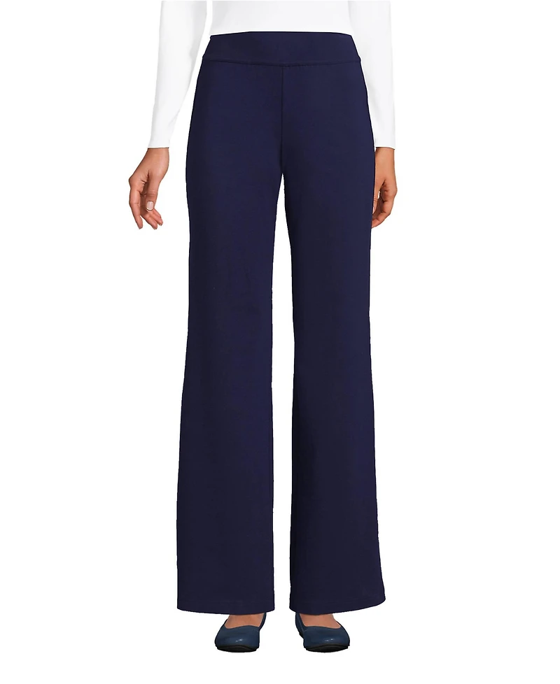 Lands' End Women's Petite Starfish High Rise Wide Leg Pants