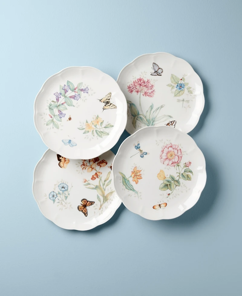 Lenox Butterfly Meadow Dinner Plates, Set of 4
