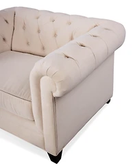 Closeout! Kallison 52" Fabric Arm Chair, Created for Macy's
