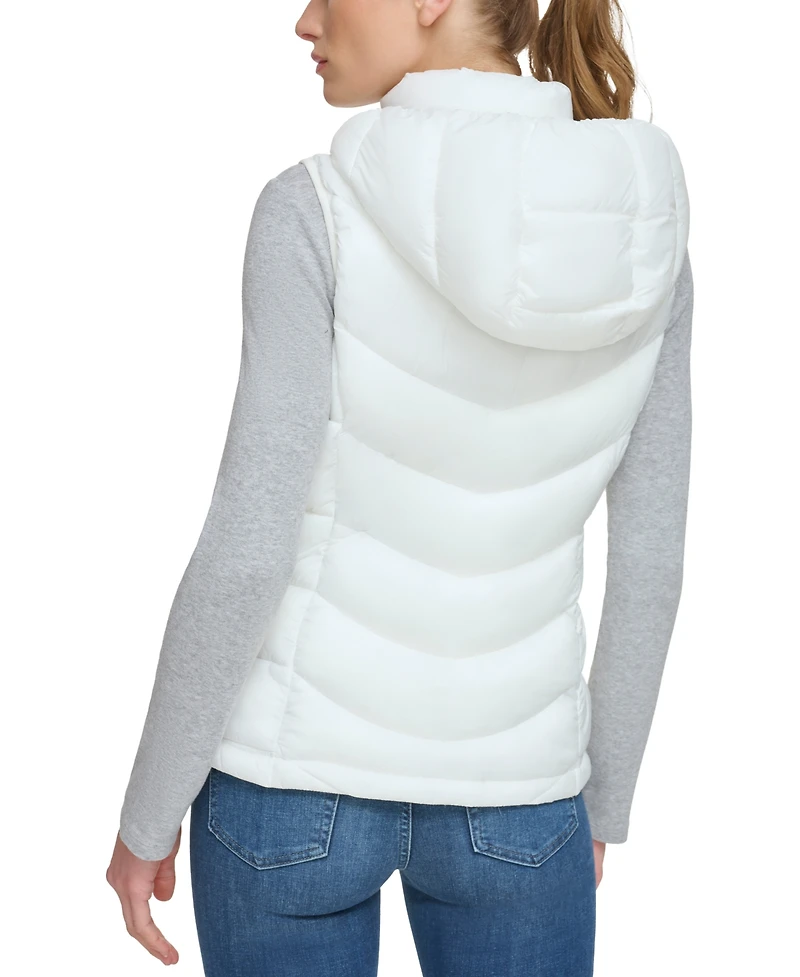Charter Club Women's Packable Hooded Puffer Vest