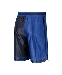 Men's Nike Navy, Blue Dallas Mavericks Courtside Versus Force Split Dna Performance Shorts