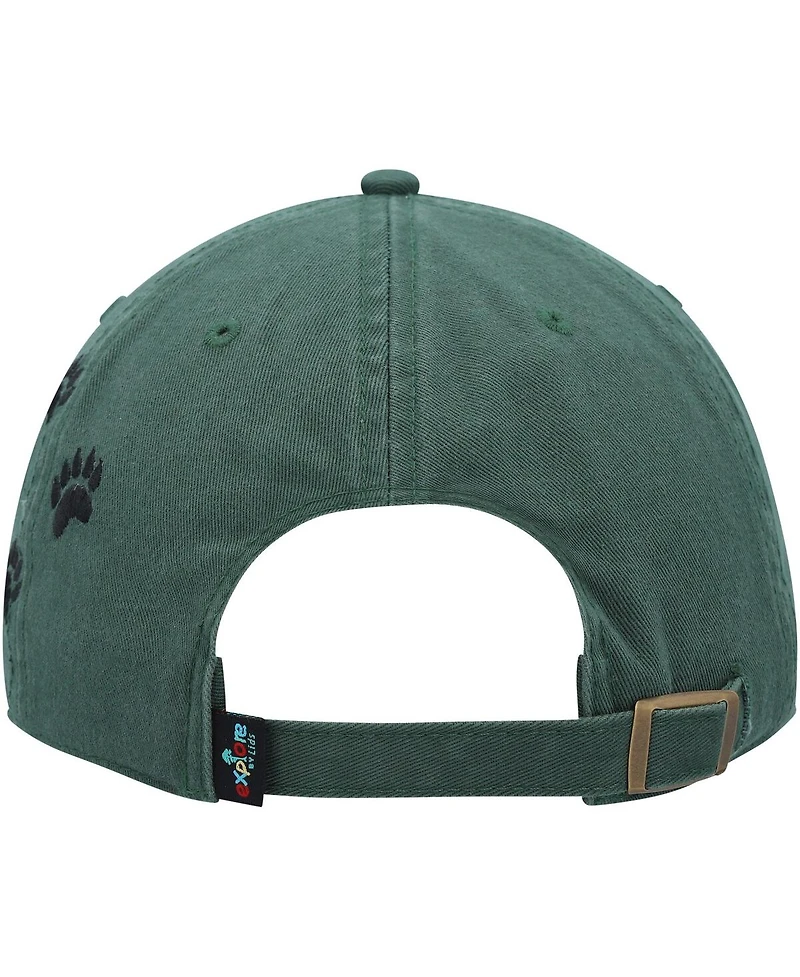 Men's Explore Green Panda Dad Adjustable Hat