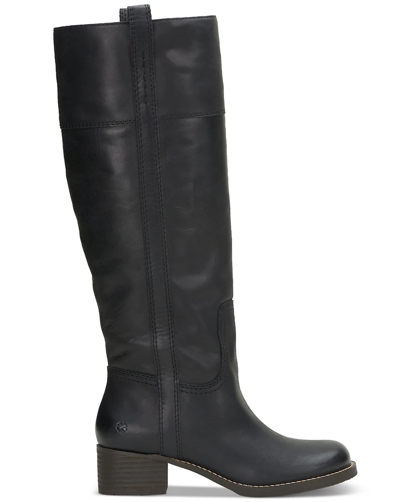 Lucky Brand Women's Hybiscus Knee-High Wide Calf Riding Boots