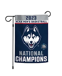 Wincraft UConn Huskies 2023 Ncaa Men's Basketball National Champions Two-Sided 12" x 18" Garden Flag