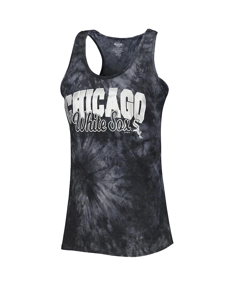 Women's Concepts Sport Charcoal Chicago White Sox Billboard Racerback Tank Top and Shorts Sleep Set