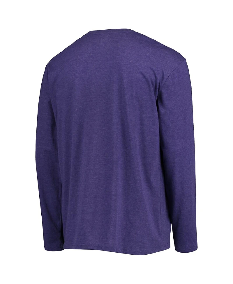 Men's Concepts Sport Black, Purple Phoenix Suns Long Sleeve T-shirt and Pants Sleep Set