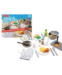 Melissa & Doug 22-Piece Play Kitchen Accessories Set