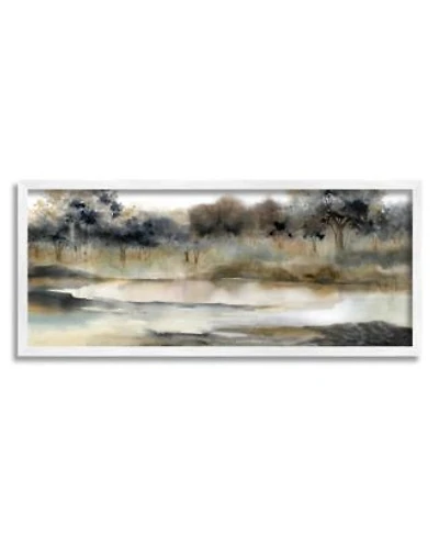 Stupell Industries Trees By Lakeside Landscape Art Collection