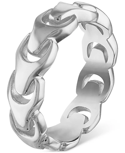 Bulova Men's Link Ring Sterling Silver