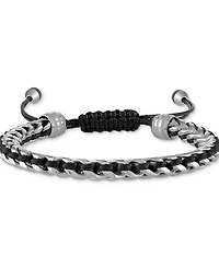 Bulova Men's Icon Cord Bracelet in Stainless Steel