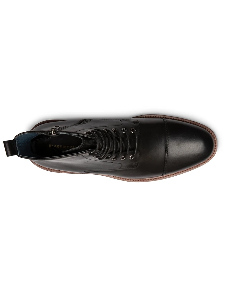 Blake McKay Men's Bryan Boot Casual Cap Toe Lace-Up Boots