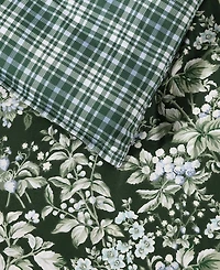 Laura Ashley Bramble Floral Cotton Reversible 7 Piece Duvet Cover Set
